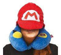 Pyramid International Super Mario (Mario) Oreiller Cervical - Coussin de Voyage gonflé avec Motif de Personnages - Produit Officiel du Jeu Cadeau pour Les Fans de Nintendo