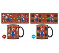 Pyramid International Tasse à effet thermique - Super Mario - Bricks