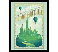 Pyramid International Wicked Emerald City - Art musical Broadway, décoration murale sans cadre, collection unique pour les fans de Wicked the Musical et Magicien d'Oz