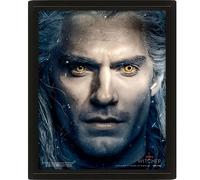 Pyramid International Witcher Poster lenticulaire 3D (design entrelacé) 25 cm x 20 cm x 1,3 cm dans un cadre boîte - Produit officiel