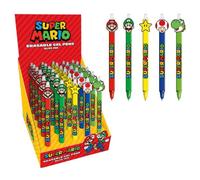 Pyramid International Super Mario Stylo à encre gel effaçable Assortiment de couleurs