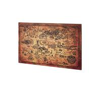 Pyramid ZELDA HYRULE MAP WOOD ART 40 x 59cm SW11805P