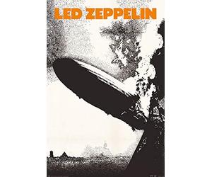 Pyramid ZEPPELIN Impression artistique LED Art Print I FIRST LP COVER Poster