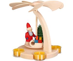 Pyramide Avec Weihnachtmann Hxlxp = 18x22x22cm Neuf Décoration de Table D