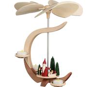 Pyramide En Forme De C Motif Lutin De Noël Avec Traîneau BxHxT =27x30x27cm NEUF