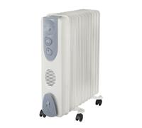 Pyramidea TL011 Chauffe-eau électrique 2500W 7 éléments pour l'intérieur 40m² gris