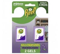 Pyrel Gels Parfumés Senteur Fraicheur Lavande - Parfume Les Vêtements - Jusqu'à 3 Mois d'Efficacité - 2 Gels
