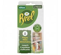 PYREL® Pièges Mites Alimentaires - Sans Insecticides ni Parfum - Protège Votre Cuisine - 2 Unités