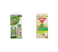 Pyrel Pieges Mites Alimentaires X2 - Sans Insecticides & Baygon Anti-Mites - Piège Mites Alimentaires - Jusqu'à 8 Semaines d'Efficacité - 3 Pièges