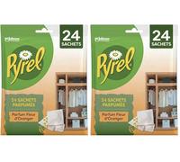 Pyrel Sachets Parfumes Fleur D'Oranger - avec Huile Essentielle De Citron (Lot de 2)