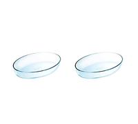 Pyrex 1041030 Essentials Plat à four ovale en verre - 39x27x6 cm & Essentials - Plat à Four Ovale en Verre 26x18 cm