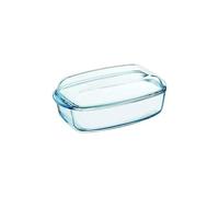 Pyrex Cocotte pour four rectangulaire 466a000/6343 en verre 6,5 L transparente