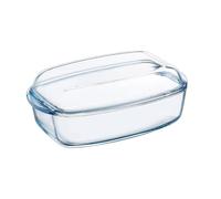 Pyrex Cocotte pour four rectangulaire 466a000/6343 en verre 6,5 L transparente