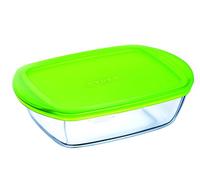 Pyrex - Plat à four en verre Cook&Store 4936460 rectangulaire avec couvercle 23x15 cm
