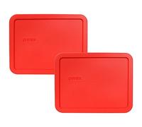 Pyrex 7211-PC Red 6 Cup Rectangular Plastic Lid by Pyrex