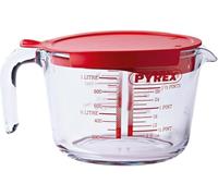 Verre doseur PYREX mesureur 1L + couvercle Classique