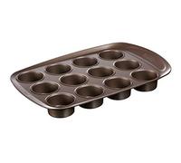 Pyrex - Asimetria - Moule à 12 Muffins en Métal Anti-Adhésif Ø 6.50 cm