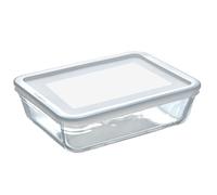 Pyrex - Boîte de Conservation Spécial Congélateur Plat Four Rectangulaire 19x14 cm avec Couvercle - Verre borosilicate Résistant aux Tâches et aux Odeurs - Plat à Four sans Bpa - Ustensile de cuisine