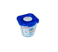 Pyrex Boîte Forme Haute Cook & Go – Verre 0,8 L 12 x 12 cm avec couvercle étanche