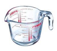 Pyrex - Broc Mesureur 0,25L - Verre Doseur en Verre Pour Préparations Culinaires - Verre Borosilicate Trempé Ultra-Résistant - Dosage Simple et rapide - Graduations Longue Durée - Ustensile de Cuisine
