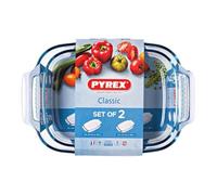 Pyrex Classic Plat à Four Verre 3,6L et 2,6L