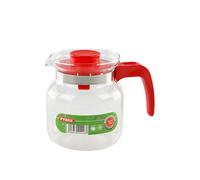 Pyrex Classic Verseuse Haute avec poignée Rouge, en Verre, 1 Litre