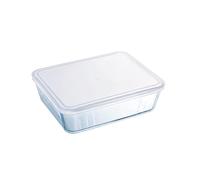 Pyrex - Cook & freeze - Plat Rectangulaire avec Couvercle Multicolore 27x22 cm
