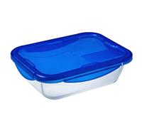 Boîte rectangulaire avec couvercle - PYREX - 1451026 - 20 x 15 cm - 800 ml - Cook & Go - Base en verre borosilicate