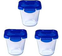 PYREX Cook & Go - Lot de 3 Lunchbox même capacité (3 x 0,8L - Pasta Box)