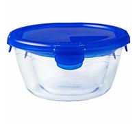 Pyrex Lunch box Cook & Go – Lot de 3 rondes 0,7 L – Verre borosilicate
