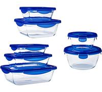 Moules multi-usages Pyrex "cook and go" verre set de 7 pièces