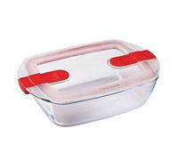 PYREX Cook&Heat Plat rectangulaire hermétique 1,1 L - 23 x 15 x 6 cm