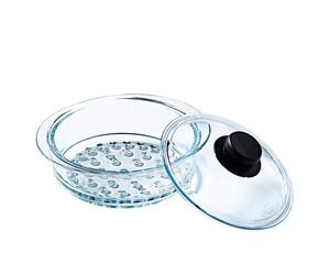 Pyrex Cuiseur vapeur avec couvercle 20 cm
