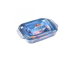 Pyrex - Ensemble de plats de cuisson au four Pyrex Transparent Verre Borosilicaté (3 pcs)