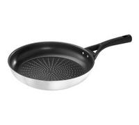 Pyrex 8019833 Expert Touch Poêle en Inox Ø 24 cm Compatible tous Feux dont Induction - Revêtement Anti-Adhésif Renforcé Longue Durée