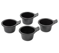 PYREX Ideal Air Fryer Lot de 4 Moules à Muffins Métal Ø 7 cm Sans PFAS | Poignée intégrée pour une prise en main facile, cuisson homogène et démoulage simplifié grâce au fond texturé