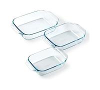 Set de plats à gratin pour le four Pyrex Transparent 3 pièces