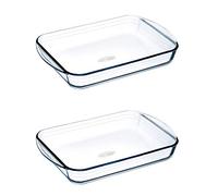 Plat à four rectangulaire en verre 35 x 22 cm O Cuisine France