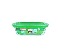 Pyrex Plat A Four + Couvercle Cook And Store Basic 23x15 Cm Transparent