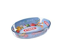 PYREX Plat à Rôtir Ovale Classic 35x24 CM Résistant Micro-ondes 3L Cuisson Verre