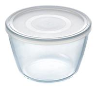 PYREX Cook&Freeze Récipient Rond avec Couvercle, 12 cm - 0,6 l, Verre Borosilicate Extra résistant, Passe au Four