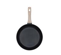 PYREX - Poêle Cook&Care aluminium recyclé - Tous feux - Revêtement antiadhésif sans PFAS - Résiste aux rayures - Compatible lave-vaisselle - Poignée effet bois (Ø28 cm)