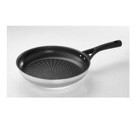 Pyrex 8019835 Expert Touch Poêle en Inox Ø 28 cm Compatible tous Feux dont Induction - Revêtement Anti-Adhésif Renforcé Longue Durée