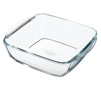 Pyrex – Plat carré en verre Prepware – Verre borosilicate 25 x 22 cm – 2,2 L