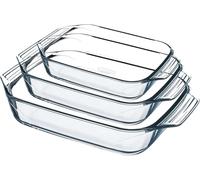 Pyrex Rouleaux à pâtisserie, set de 3 verres 0,25l ,05l 1l