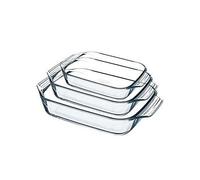 Pyrex - Ensemble de plats de cuisson au four Pyrex Transparent Verre Borosilicaté (3 pcs)