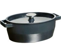 PYREX Slow Cook Cocotte ovale, avec couvercle, longueur : 330 mm, gris