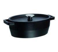 PYREX Slow Cook Cocotte ovale, avec couvercle, longueur : 330 mm, gris