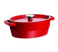 Pyrex Cocotte ovale Slow Cook 33 cm Rouge