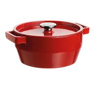 Pyrex Cocotte ronde Slow Cook avec couvercle Ø 280 mm, rouge